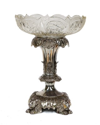 Lot 133 - A Silver Plate Centrepiece, In the George...