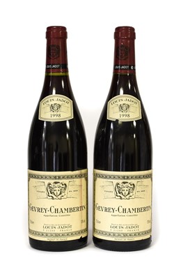 Lot 5104 - Louis Jadot Gevrey-Chambertin 1998 (two bottles)