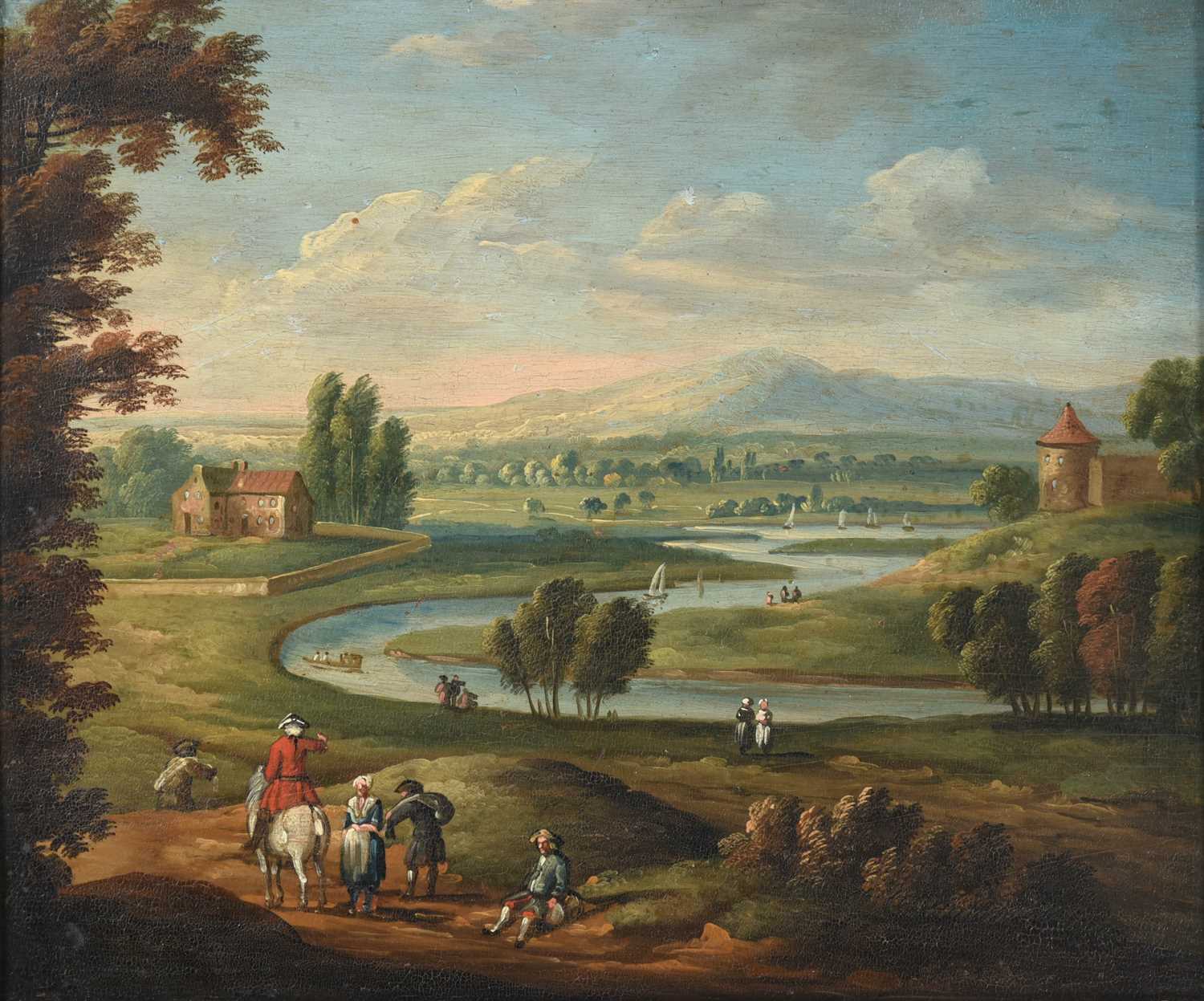 Lot 1095 - Matthijs Balen (1684-1766) Dutch River...