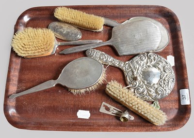 Lot 37 - A Collection of Assorted Silver, including: a...
