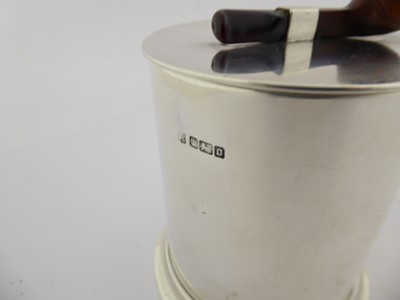 Lot 2128 - An Edward VII Silver Tobacco-Jar