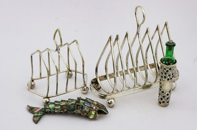 Lot 50 - A Collection of Assorted Silver and Silver...