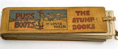 Lot 386 - Wain (Louis), Puss in Boots (The Stump Books), 1904, Anthony Treherne, loose pages with tape...