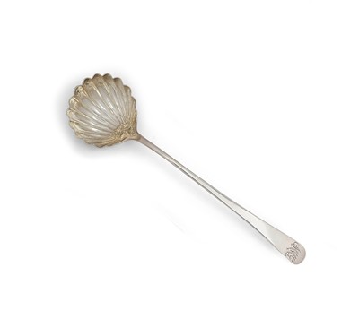 Lot 2025 - A George III Silver Soup-Ladle