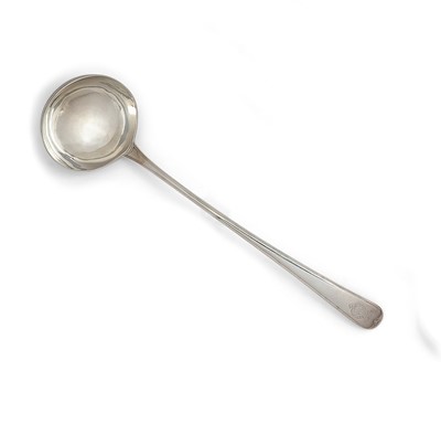 Lot 2027 - A George III Silver Soup-Ladle