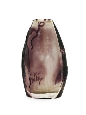 Lot 29 - An Émile Gallé Cameo Glass Vase, circa 1900,...