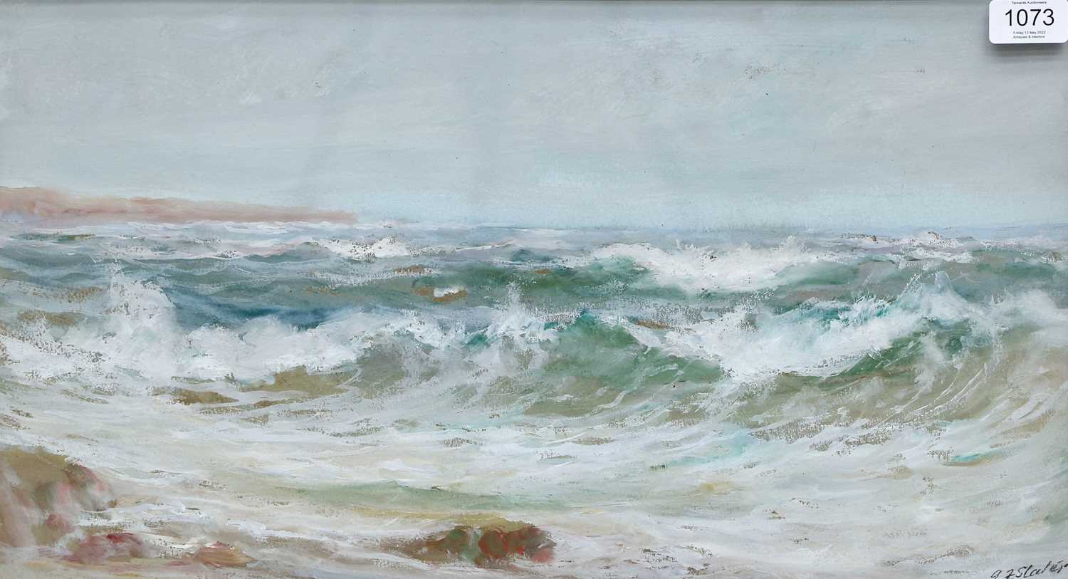 Lot 1073 - John Falconer Slater (1857-1937) Seascape...