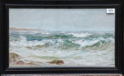 Lot 1073 - John Falconer Slater (1857-1937) Seascape...