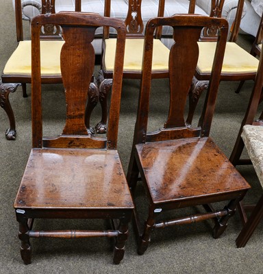 Lot 1143 - A pair of early 18th century provincial oak...