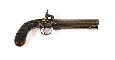 Lot 380 - A 19th Century Percussion Overcoat Pistol,...