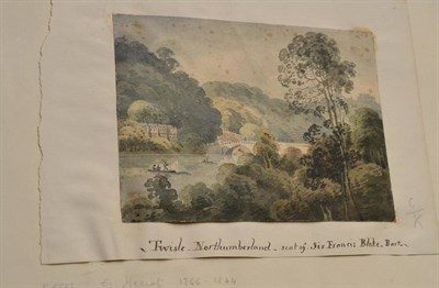 Lot 404 - George Heriot (1766-1844) ";Twisle, Northumberland";, pencil and watercolour, 13.5cm by 18cm...