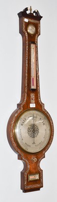 Lot 1175 - A Victorian mother of pearl inlaid rosewood 10"...