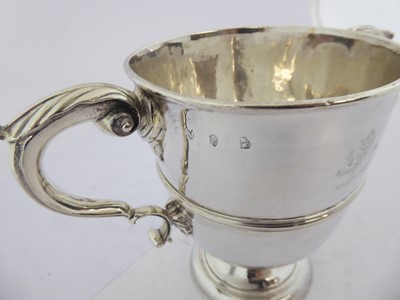 Lot 2004 - A George II Irish Silver Two-Handled Cup