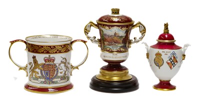 Lot 248 - A Spode limited edition commemorative loving...