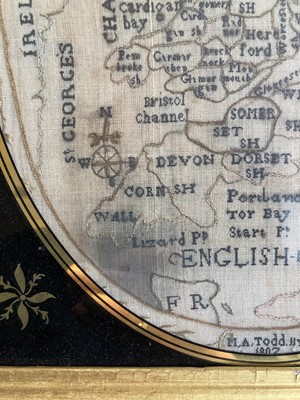 Lot 2124 - Early 19th Century Map Sampler of England and...