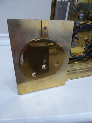 Lot 256 - A Brass Striking and Repeating Carriage Clock,...