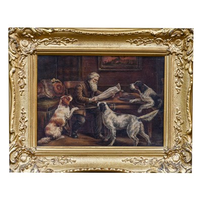 Lot 1050 - A* Smith (19th/20th Century) Dog Walking Time...