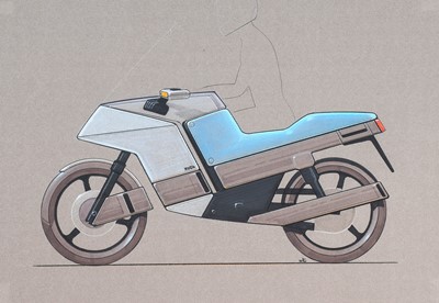 Lot 175 - Norton Motorcycle Interest: A concept drawing...