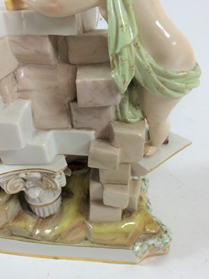 Lot 112 - A Meissen Porcelain Figure Group Representing...