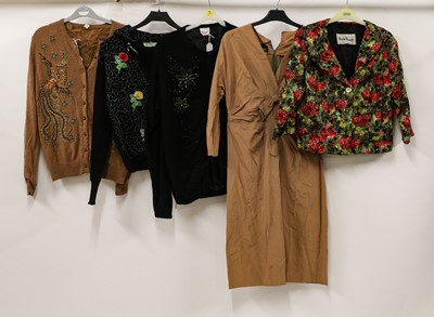 Lot 2074 - Circa 1950-60s Assorted Coats, Cardigans,...