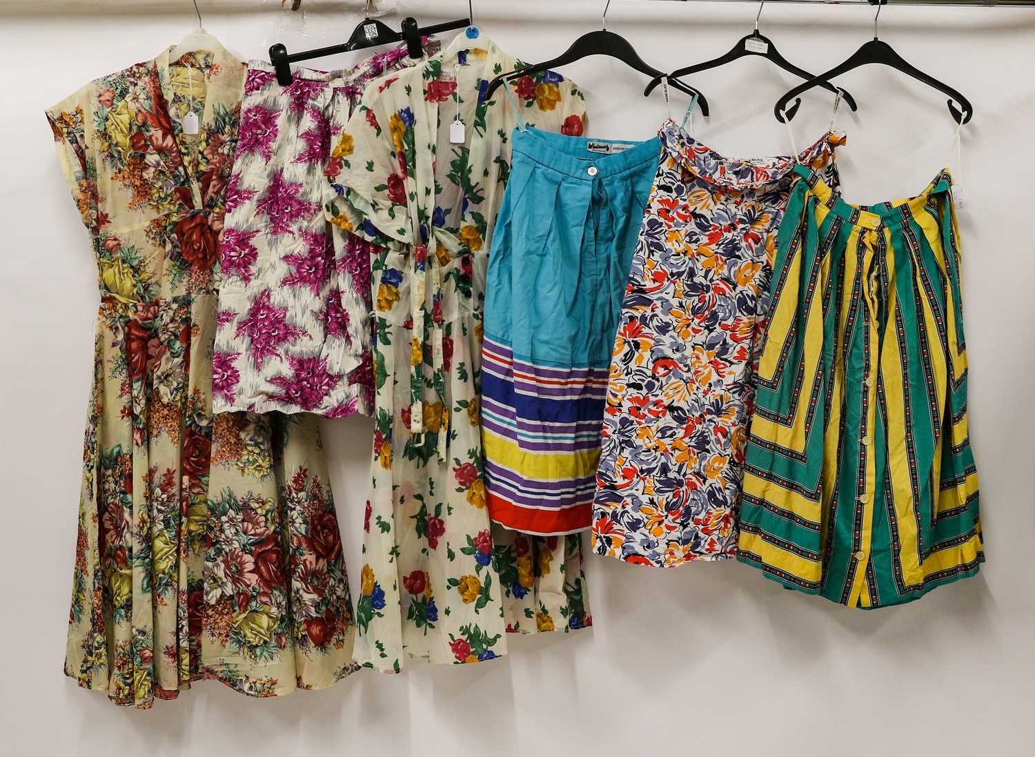 Lot 2076 - Circa 1950-60s Assorted Skirts and Jackets,...