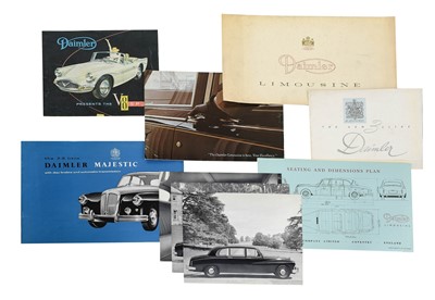 Lot 46 - Daimler Interest: Six brochures for the...