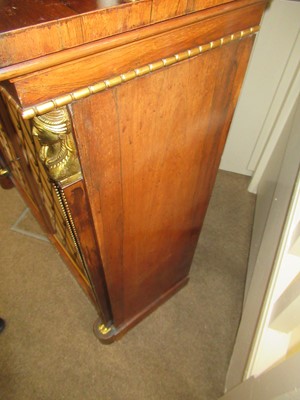 Lot 251 - A Regency Rosewood and Gilt-Metal Mounted...
