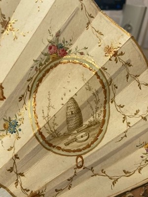 Lot 2146 - A Circa 1765-80 Dutch Ivory Fan, with pierced,...