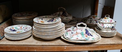 Lot 497 - An early 19th century Ironstone part dinner...