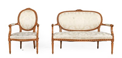 Lot 901 - An Early 20th Century French Style Two-Seater...