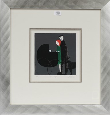 Lot 1058 - Mackenzie Thorpe (b.1956) "The Couple" Signed,...