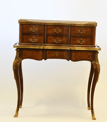 Lot 361 - A French Rosewood, Mahogany and...
