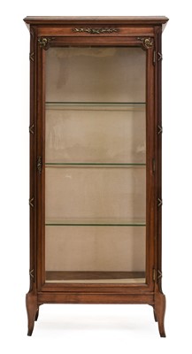 Lot 948 - A French Mahogany and Gilt Metal Vitrine,...