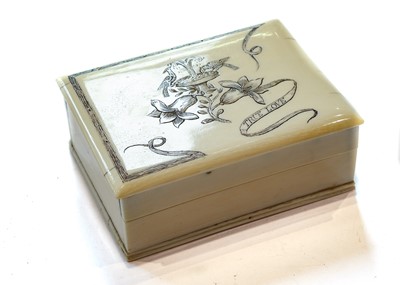 Lot 73 - An Ivory Erotic Box, First Half 20th Century,...
