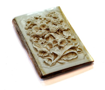 Lot 28 - A Victorian Ivory Wallet, Late 19th/Early 20th...