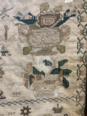 Lot 2125 - Group of Three 19th Century Samplers Worked by...