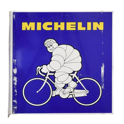 Lot 159 - Michelin Bicycle Tyres: A Double-Sided Metal...