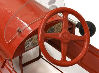 Lot 106 - A Triang Metal Bodied and Red Painted Pedal...
