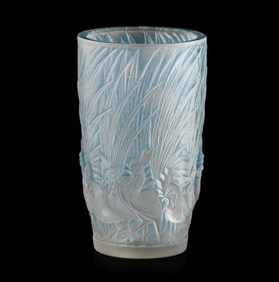 Lot 1 - René Lalique (French, 1860-1945): A Stained...
