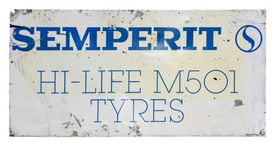 Lot 136 - Semperit Hi-Life M501 Tyres: A Single-Sided...