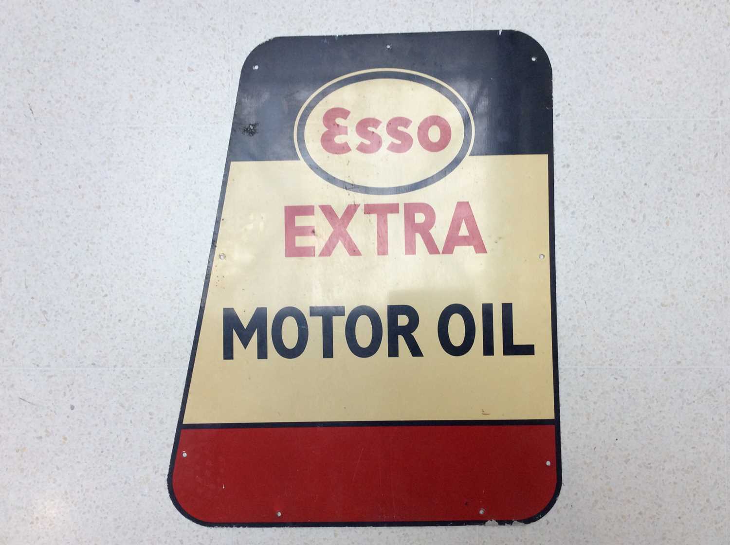 Lot 202 - Esso Extra Motor Oil: An Aluminium...