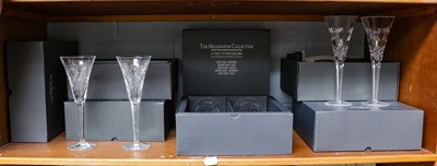 Lot 322 - Waterford Crystal, five boxed pairs of...