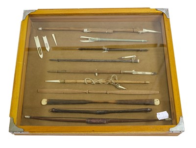 Lot 322 - A Collection of Inuit Model Hunting Implements,...