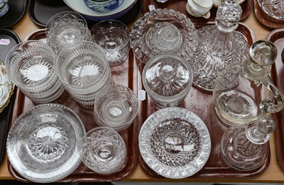 Lot 263 - Assorted cut glass and crystal including a set...