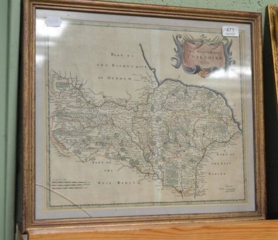 Lot 471 - Map of North Yorkshire