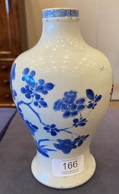 Lot 166 - A Chinese Porcelain Vase, Kangxi, of baluster...