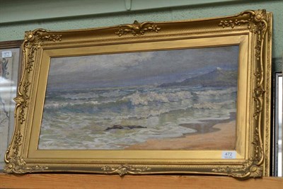 Lot 472 - James Lynn Pitt (d.1921), Seascape, oil on canvas