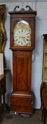 Lot 1097 - An eight day striking longcase clock with 14''...