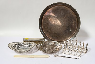Lot 145 - A Collection of Assorted Silver and Silver...
