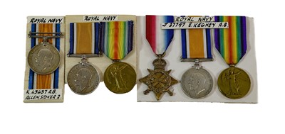 Lot 31 - A First World War Trio, awarded to J.37797,...